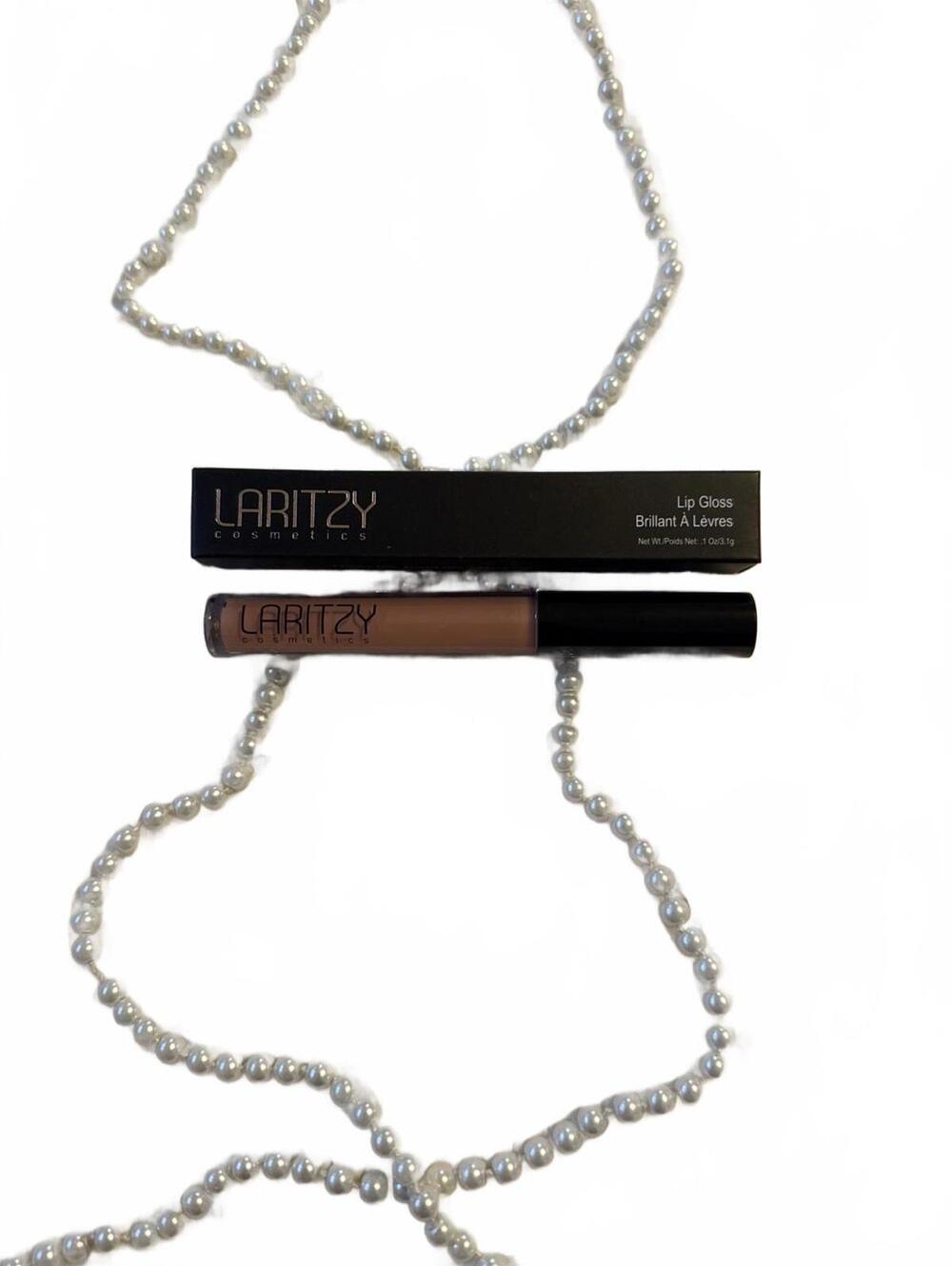 NEW LARITZY Cosmetics Lip Gloss in Vibe Full Size Vegan & Cruelty free NIB 1 oz.